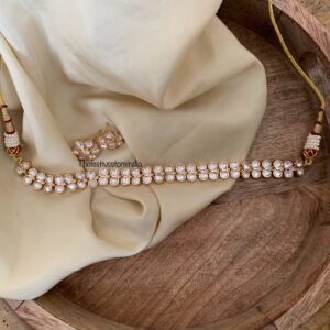 Classic kundan 2 layer choker set