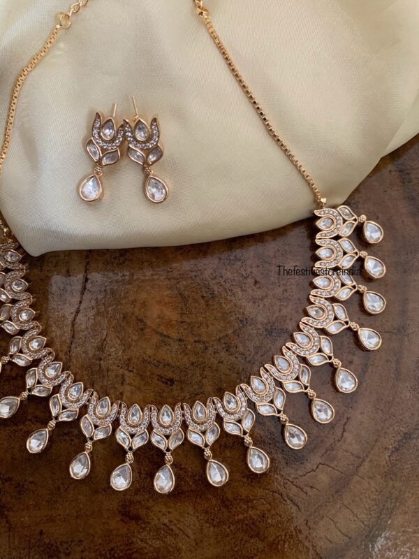 Kundan tikka droplets set