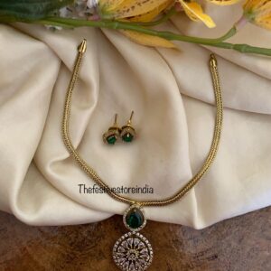 Budgeted Victorian attigai set - Emerald