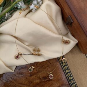 Floral invisible chain set