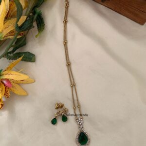 46cms floral chain set - Green