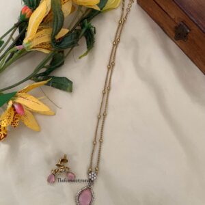 46cms floral chain set - Pink