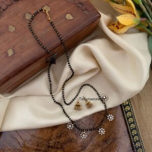 50cms Mangalsutra diamonds set