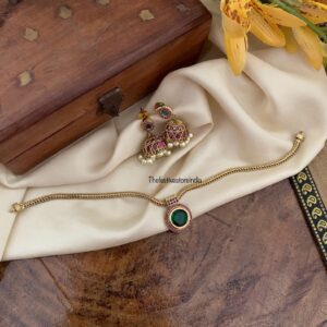 Antique polish round pendant set (Kids friendly)