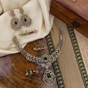 Diamond look alike changeable set