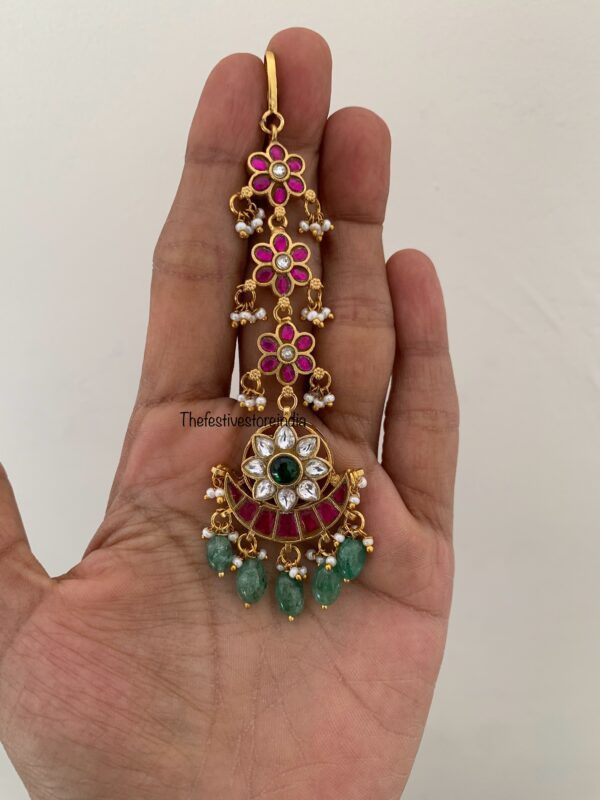 Bridal Jadau classic maangtikka