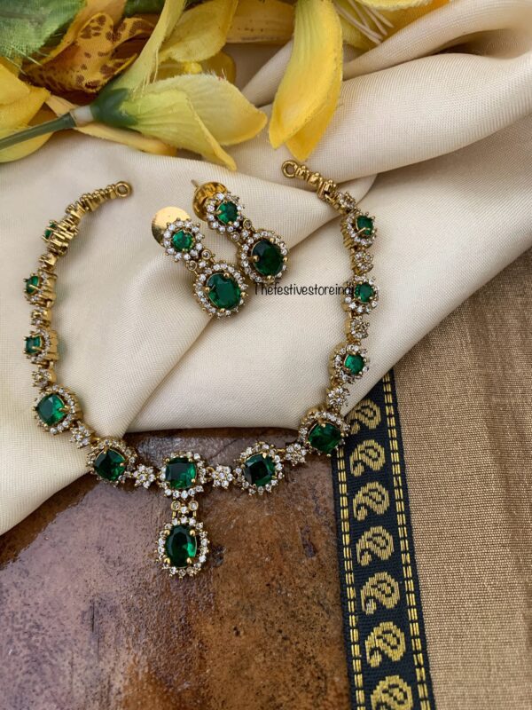 Emerald mini Victorian set