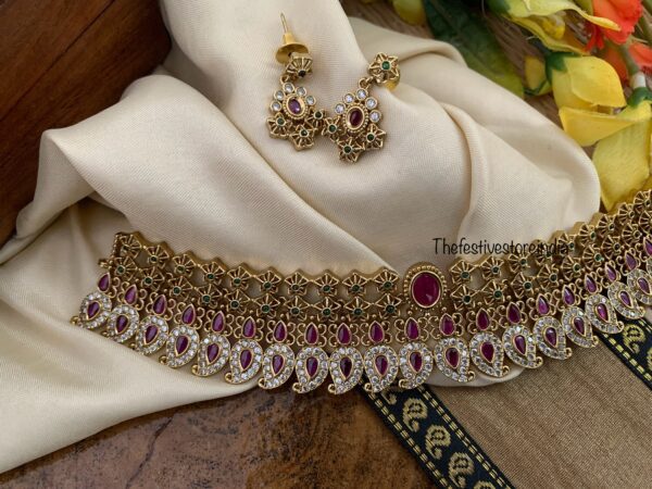 AD Mango Bridal choker set