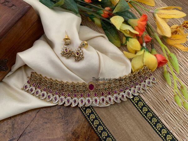 AD Mango Bridal choker set