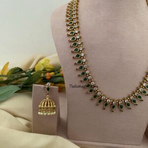Classic palakka haaram set | Haaram | Bridal | long chain | Kerala jewellery