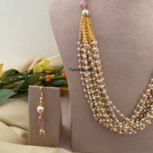 Layered pearls haaram set | Haaram | Bridal | long chain | Kerala jewellery