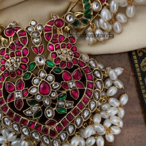 Jadau grand rice pearls hasli