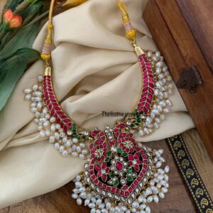 Jadau grand rice pearls hasli