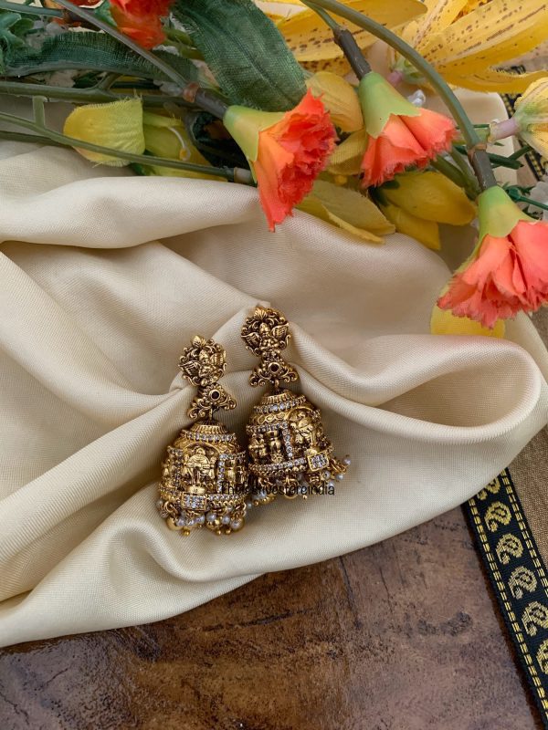 Nakshi Bridal jhumkas