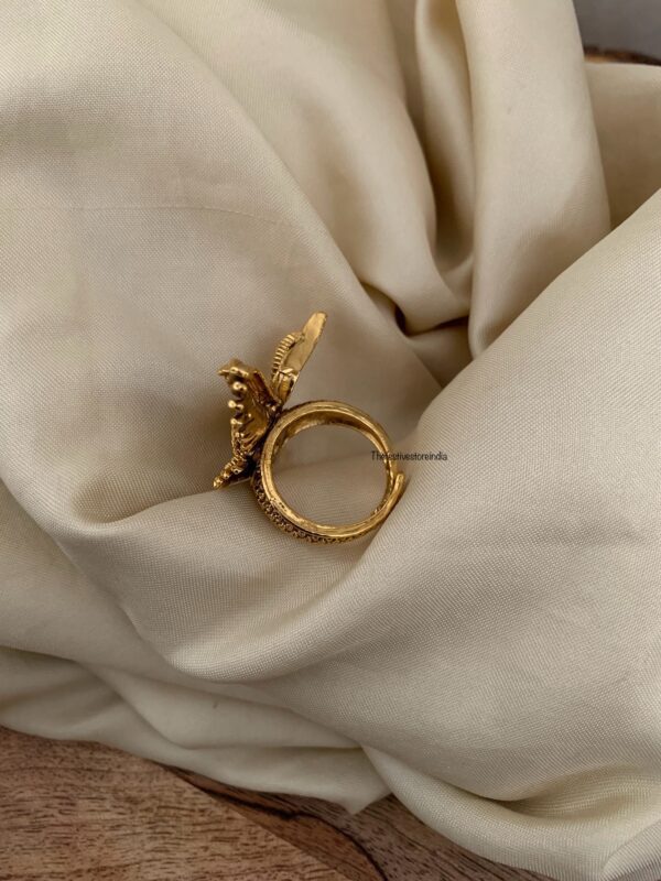 Big 3D Bird finger ring - Adjustable big size