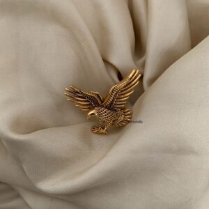 Big 3D Bird finger ring - Adjustable big size