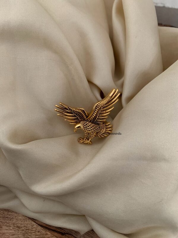 Big 3D Bird finger ring - Adjustable big size