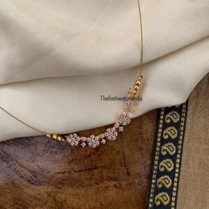 Floral DIAMONDS invisible chain