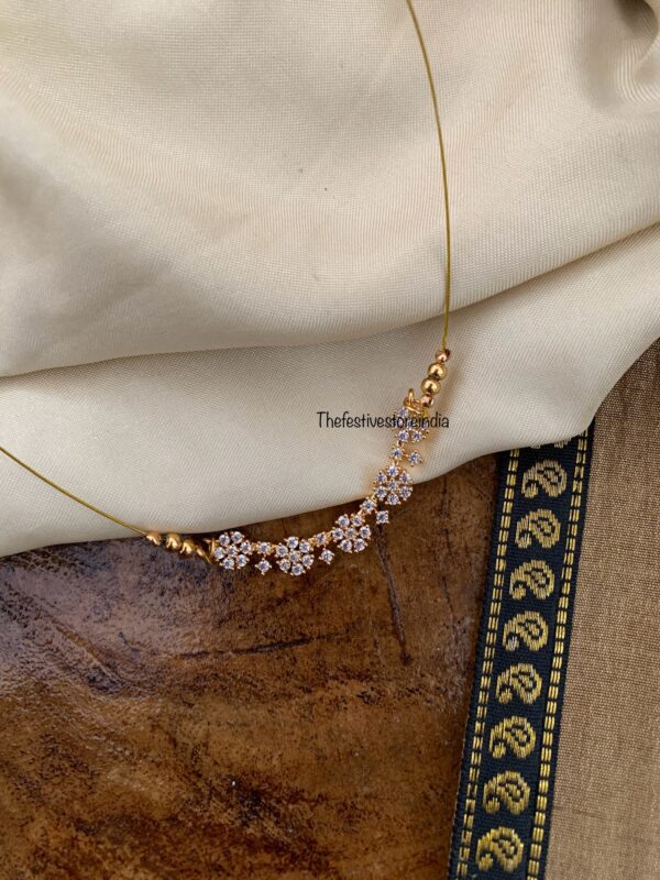Floral DIAMONDS invisible chain