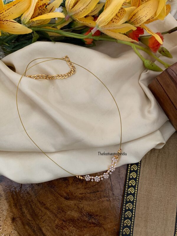 Floral DIAMONDS invisible chain