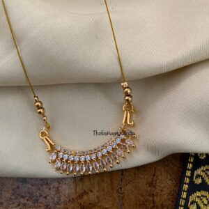 Half moon DIAMONDS invisible chain