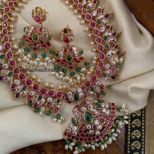 Bridal kemp rice pearls necklace set | necklace| Bridal