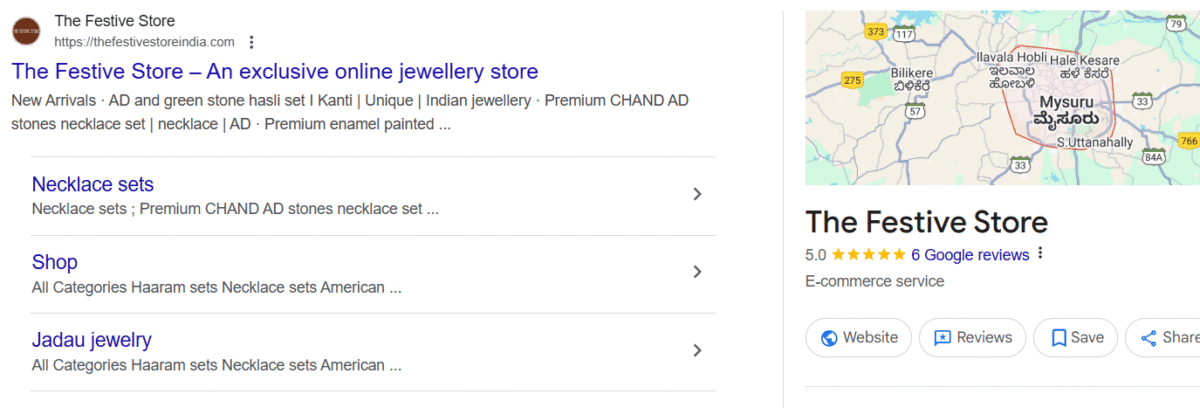 The Festive Store, google, Top imitaion jewelry