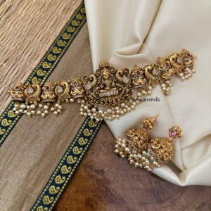 Bridal nakshi Lakshmi choker set | temple jewellery