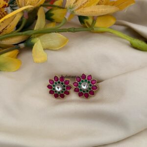 Jadau Floral studs