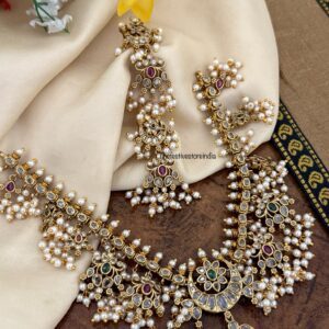 Grand statement guttapusalu necklace set