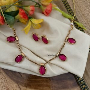 Budgeted Ruby Droplets set