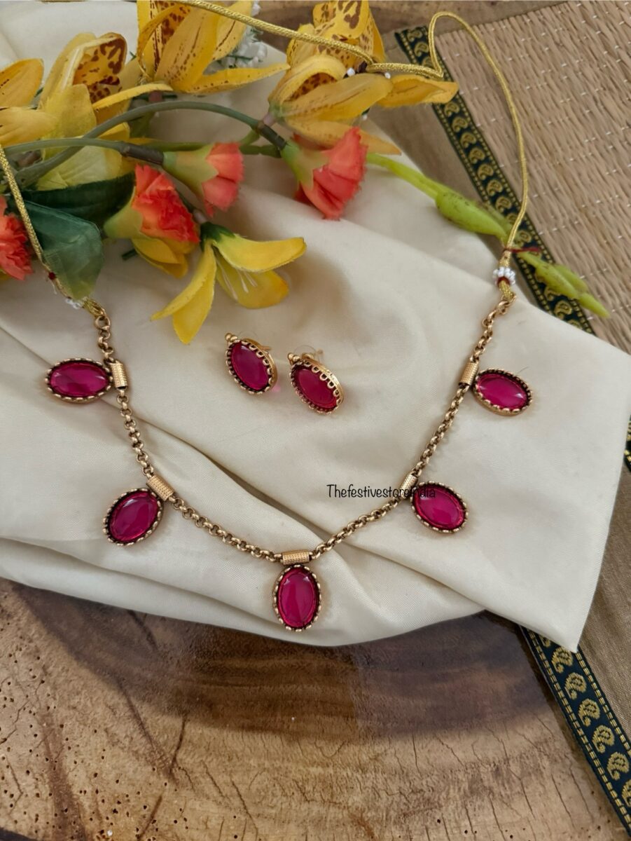 Budgeted Ruby Droplets set