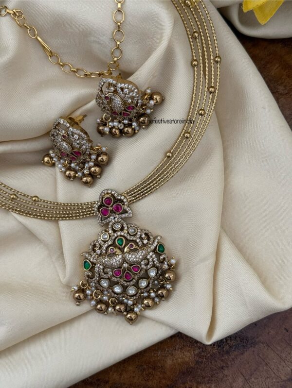 Non idol Victorian Hasli set | Bridal | Necklace | Wedding | Unique