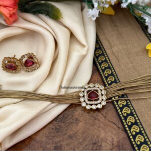 Classic just ruby antique polish choker set