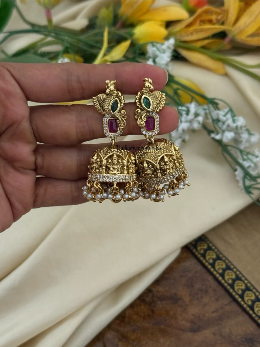 Lakshmi Navilu Bridal jhumkas