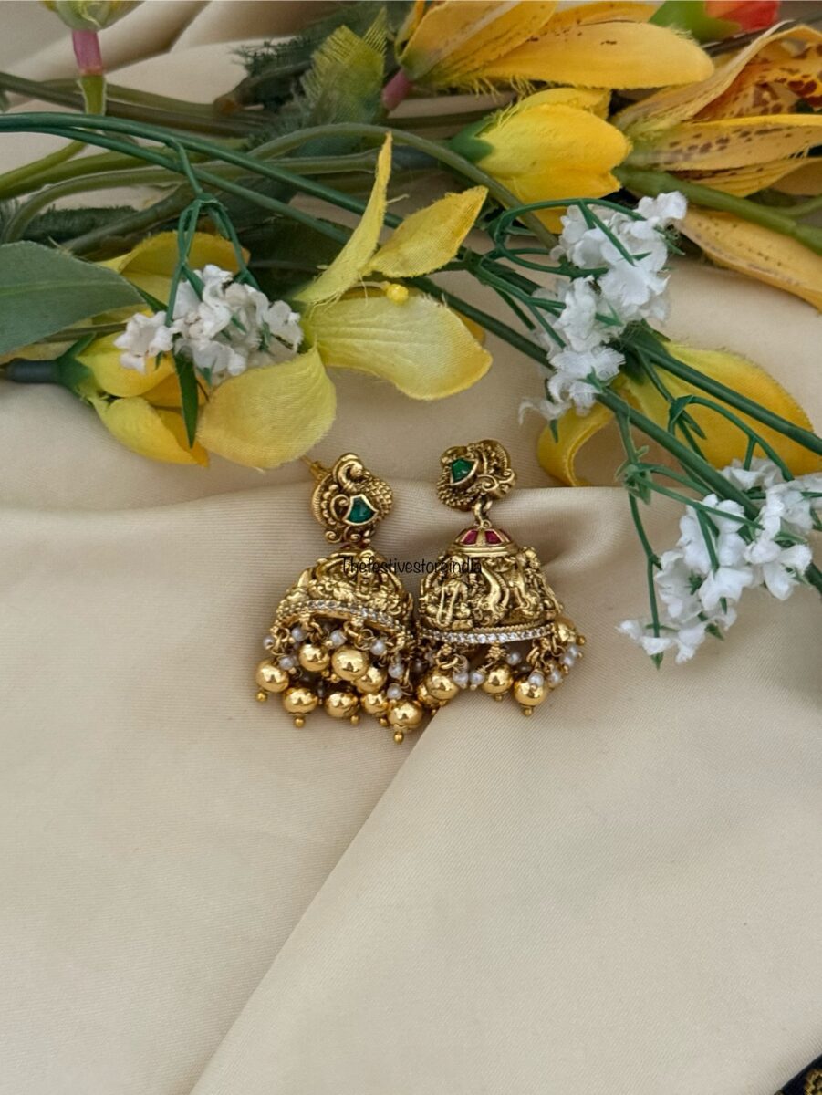 Lakshmi Navilu Bridal jhumkas - 2