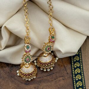 AD jhumkas with Maati | Bridal | Bridesmaid