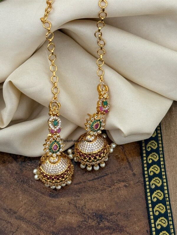 AD jhumkas with Maati | Bridal | Bridesmaid