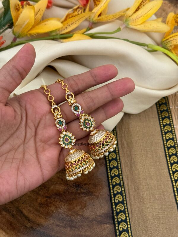 AD jhumkas with Maati | Bridal | Bridesmaid