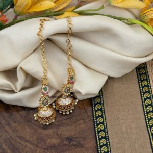 AD jhumkas with Maati | Bridal | Bridesmaid