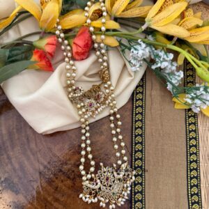 All pearls mid length set | Bridal