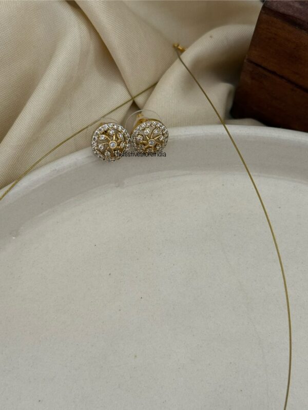 Simple AD pendant invisible chain set