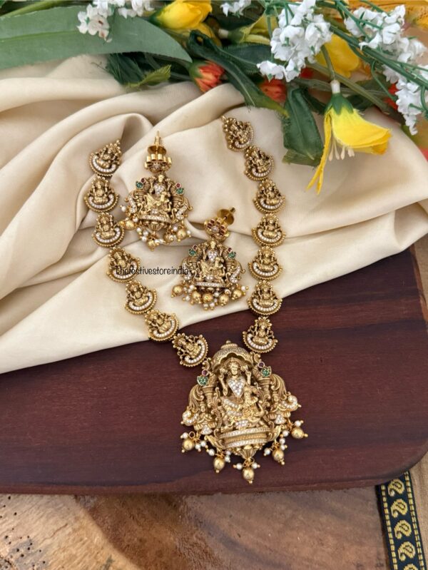 24cms Nakshi Lakshmi necklace set