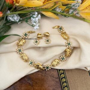 Ambaari / Elephant Kids friendly necklace set