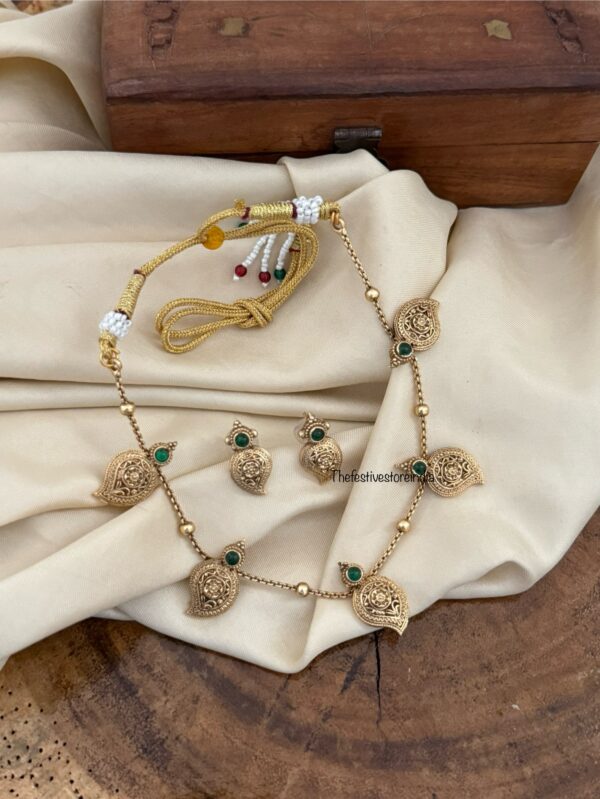 Mango motif chain set | Necklace | Budgeted