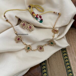 Carved ROSE choker set
