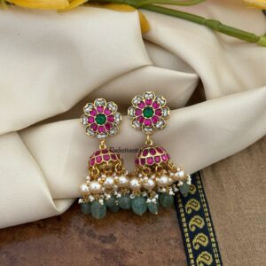 Jadau classic bridal jhumkas - Screwback | Bridal | Bridesmaid