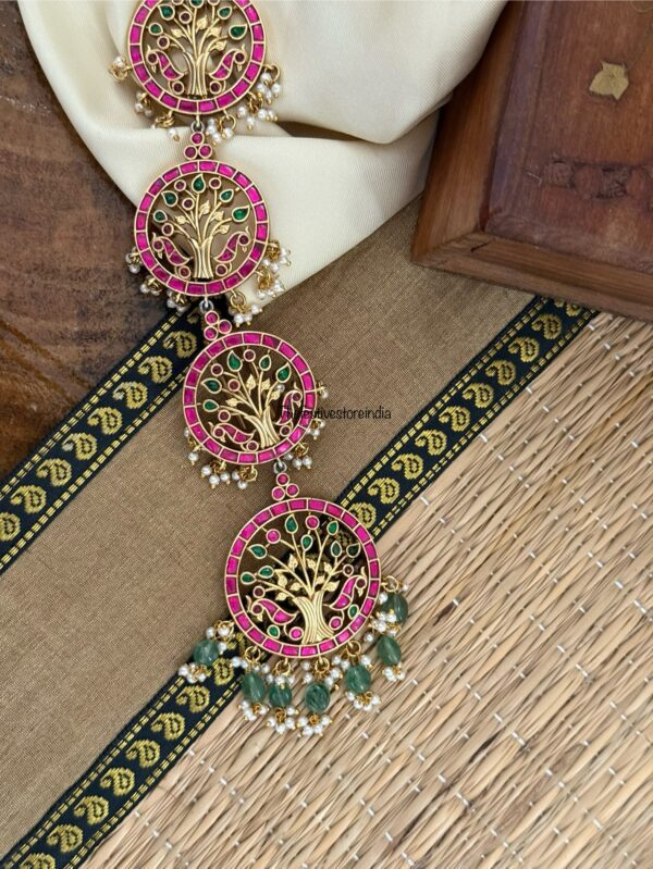 Jadau 32cms Bridal jade bangaara