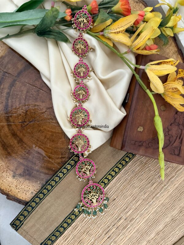 Jadau 32cms Bridal jade bangaara