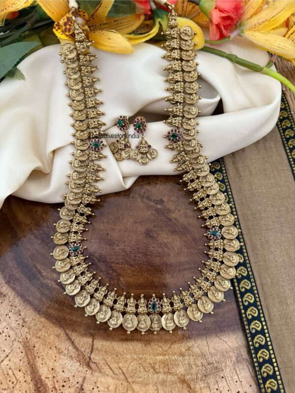 Lakshmi Kaasu haaram set | Long chain | Bridal